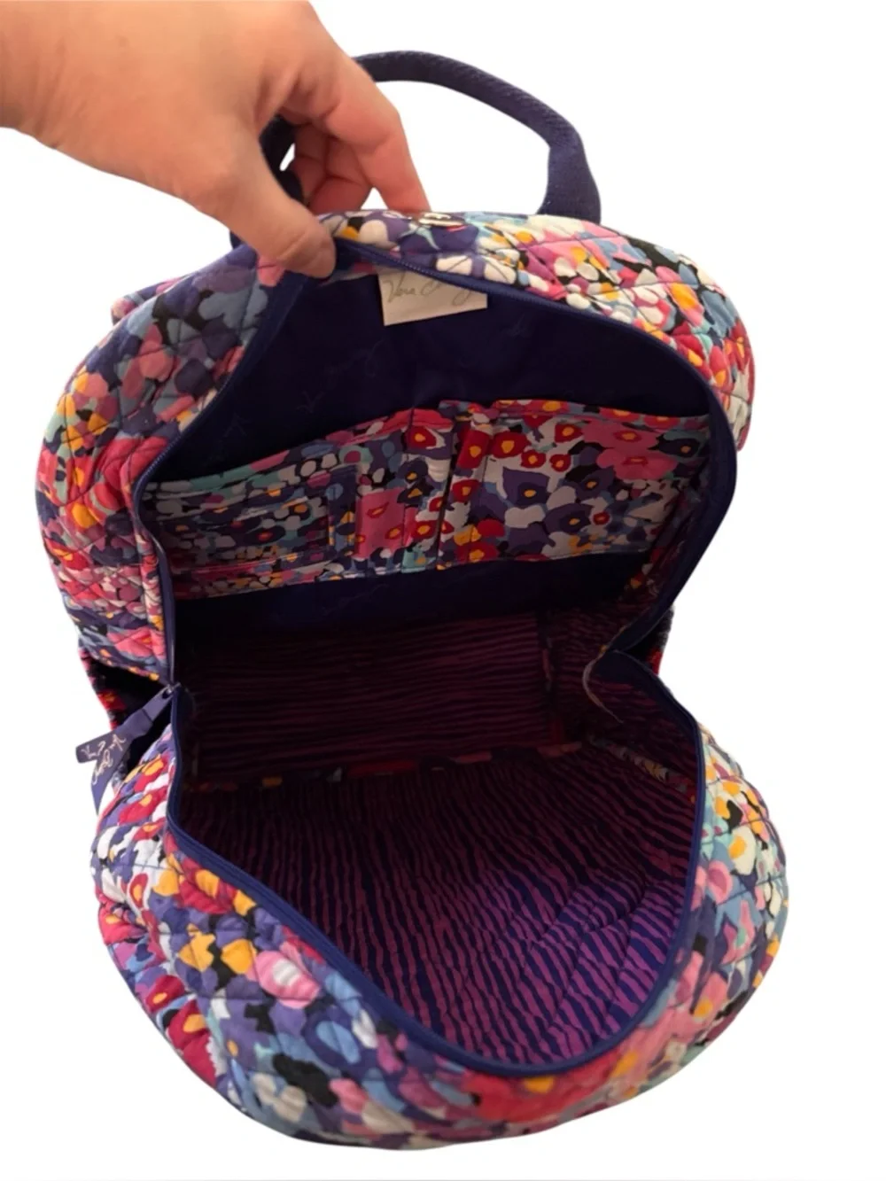 Vera Bradley Campus Backpack in Impressionista